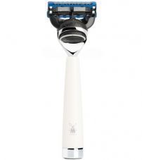 Бритва MUEHLE LISCIO, Fusion, белая смола