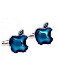 Запонки Apple мужские из стали Spikes