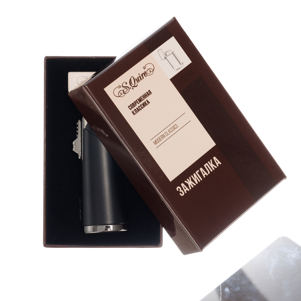 Зажигалка S.QUIRE 430123-Black
