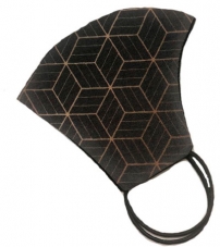 Маска защитная многоразовая "3D КУБ" мужская