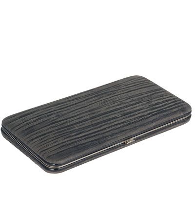 Маникюрный набор Erbe, 7пр. Футляр: натур.кожа, цвет серое дерево