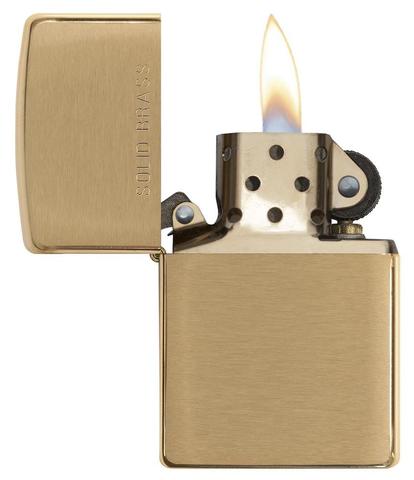 Зажигалка Brushed Brass ZIPPO 204