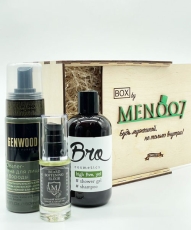 Премиальный мужской бокс косметики для бороды, волос и тела BOX byMEN007 #X1