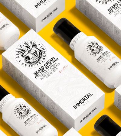 Крем для бороды IMMORTAL NYC BEARD KING IMMORTAL BEAR BEARD STYLING CARE CREAM -100мл.