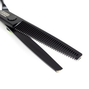 PBS-R10T (5.5\") филировочные ножницы 36 зубов: Black & Green