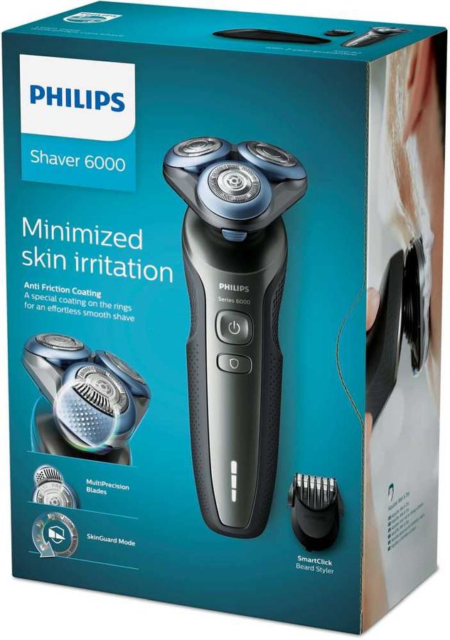 Электробритва PHILIPS Series 6000 S6640/44, серый