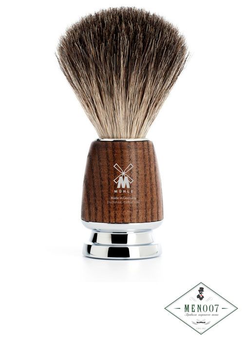 Помазок для бритья MUEHLE RYTMO,натуральный барсучий ворс, ясень
