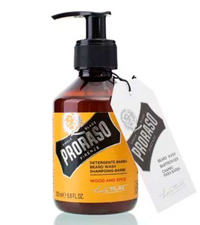 Шампунь для бороды Proraso Wood & Spice 200мл.