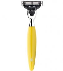 Бритва MUEHLE KOSMO, Mach3, смола лимонного цвета