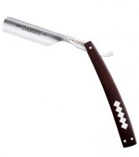 Бритва опасная Dovo, ручка - африканское черное дерево (гренадил) с перламутровой вставкой, 6/8", 1/1