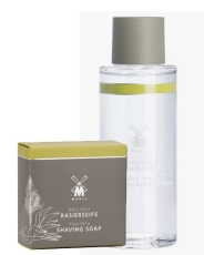 Подарочный набор для бритья MUEHLE, мыло +лосьон (АЛОЭ ВЕРА)