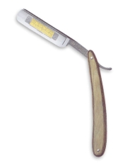 Бритва опасная Dovo 141588, ручка - "коричневое дерево (пакка), 5/8",1/1