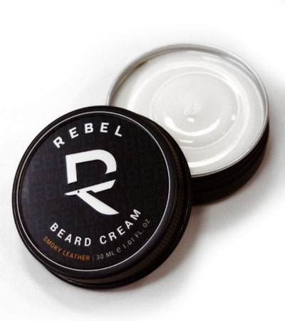 Премиальный крем для бороды и усов REBEL BARBER Smoky Leather 30 мл