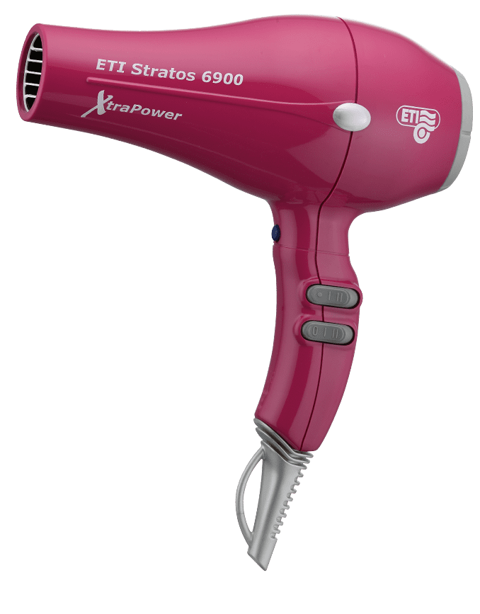 Профессиональный фен ETI Stratos 6900 Xtrapower Фуксия