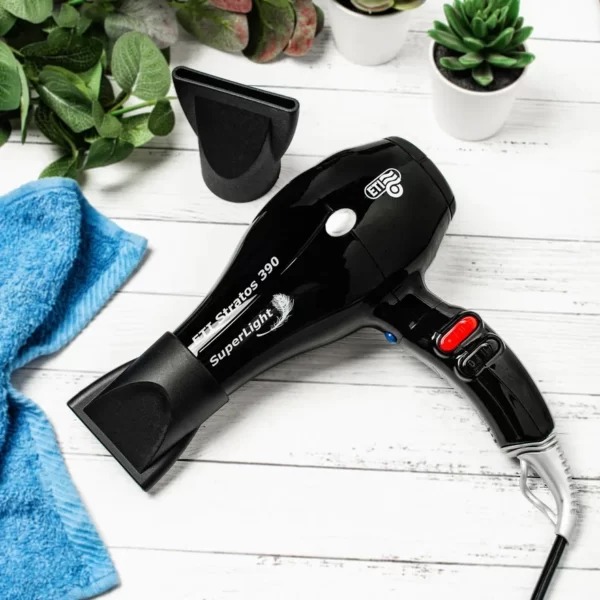 Профессиональный фен ETI Stratos 390 Superlight Черный