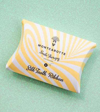 Шелковая лента для зубов "Желтая" "Apple Green" Silk Tooth Ribbon