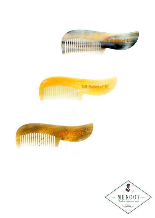 Гребень для усов D. R. Harris, натуральный рог