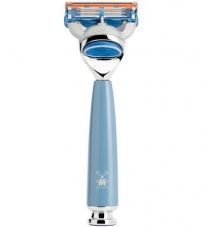 Бритва MUEHLE RYTMO, Fusion, голубая смола