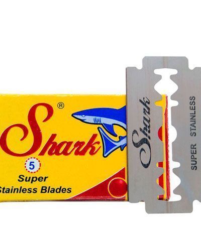 Лезвия для безопасной бритвы Shark Super Stainless (5 лезвий)