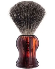 Помазок NOM GUSTAV, натуральный барсучий ворс, пластик, черепаховый цвет