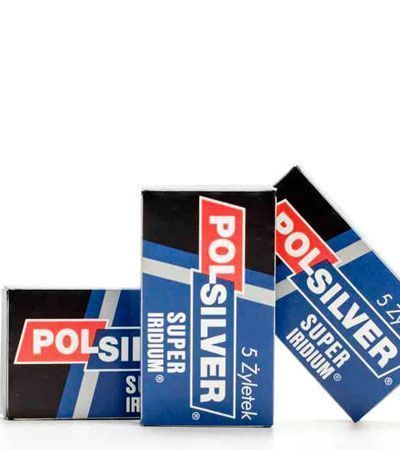 Сменные лезвия для бритвы Polsilver Super Iridium- 5шт.