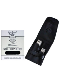 Набор кусачек для ногтей Rockwell Razors нержавеющая сталь, 2 предмета, чехол