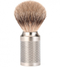 Помазок MUEHLE ROCCA, барсучий ворс высшей категории Silvertip, сталь