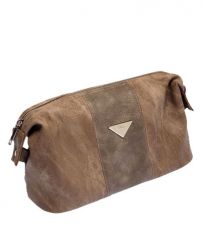 Косметичка дорожная S.Quire, коричневая, полимерный материал , 29,5х10х16м