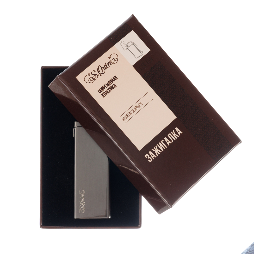 Зажигалка S.QUIRE 430158-Steel