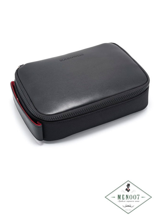 Дорожный несессер Bolin Webb, черная кожа