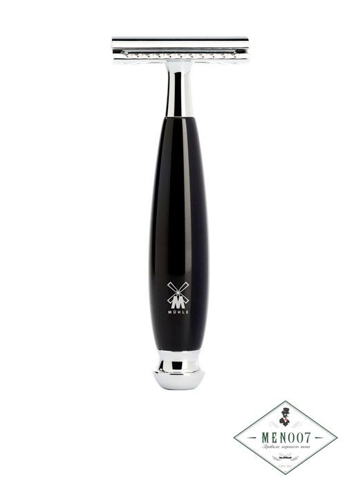 Т-образная бритва MUEHLE VIVO, черная смола