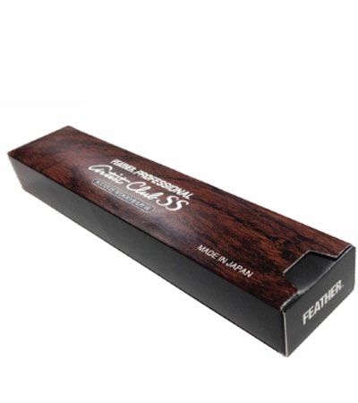 Профессиональная шаветта со сменными лезвиями Feather Artist Club SS, с рукояткой из березы