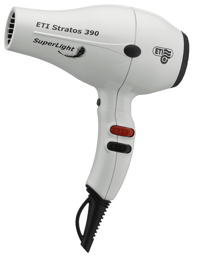 Профессиональный фен ETI Stratos 390 Superlight Белый