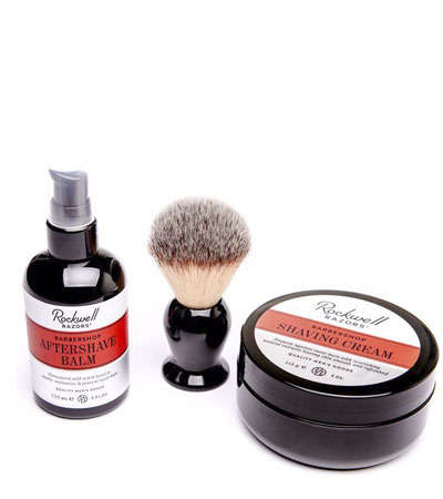 Подарочный набор для бритья Rockwell Razors Brush Experience