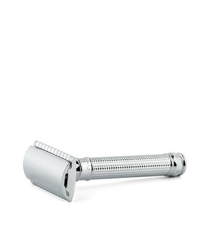 T-образный станок для бритья Edwin Jagger Edwin Jagger DE3D14BL Laser Diamond хром эффект алмаза