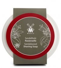 Твердое мыло для бритья MUEHLE в фарфоровой чаше, Сандал, 65 гр
