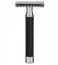 Т-образная бритва MUEHLE TRADITIONAL, черный хром, open comb