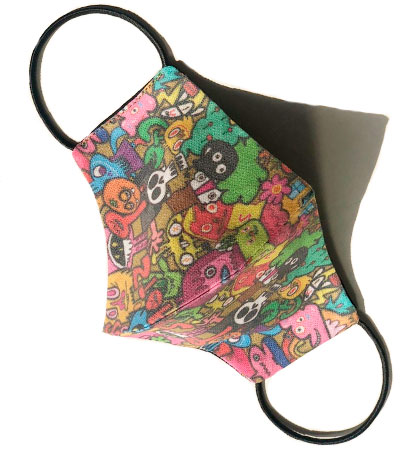 Маска детская защитная многоразовая "Мультики"