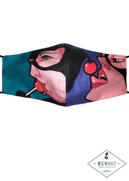 Защитная маска многоразовая "ЧупаЧупс" женская