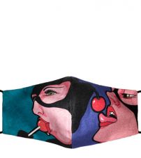 Защитная маска многоразовая "ЧупаЧупс" женская