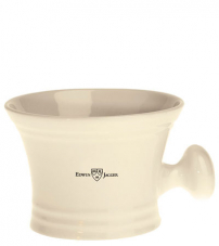 Чаша для бритья Edwin Jagger с ручкой (Слоновая кость)  EJRN47