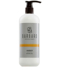 Непенящийся прозрачный гель для бритья Barbaro Shaving Gel Amber - ​500 мл