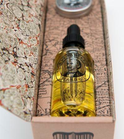 ПОДАРОЧНЫЙ НАБОР ДЛЯ БОРОДЫ и усов Captain Fawcett Private Stock Beard Oil & Moustache Wax Gift Set
