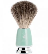 Помазок MUEHLE RYTMO, натуральный барсучий ворс, смола мятного цвета