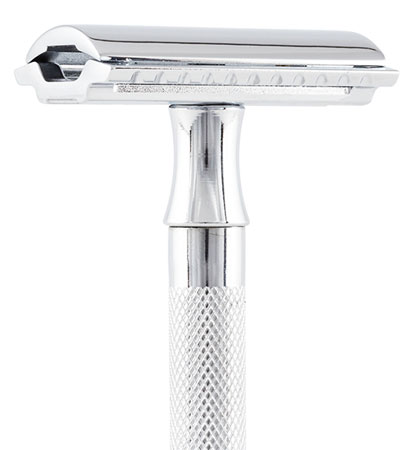 Станок Т- образный для бритья MERKUR-33С хромированный, лезвие в комплекте (1 шт)