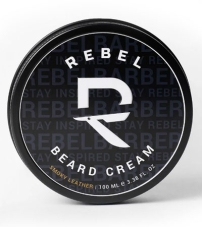Премиальный крем для бороды и усов REBEL BARBER Smoky Leather 100 мл