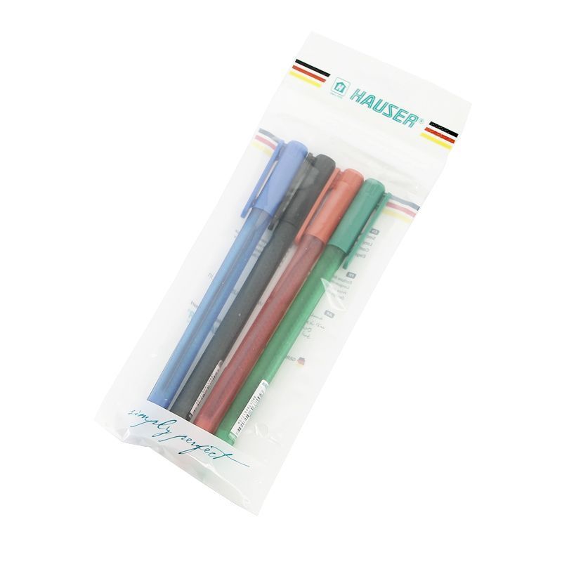 Набор: Шариковая ручка (4шт/уп) HAUSER