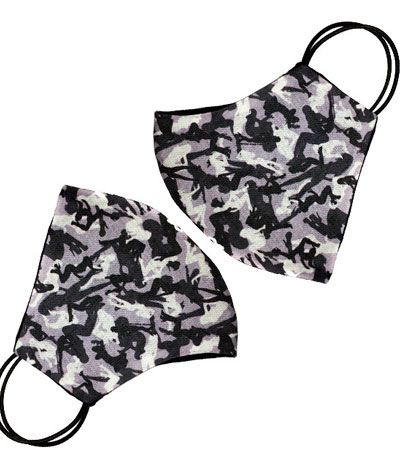 Защитная маска многоразовая "Камуфляж" мужская