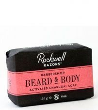Мыло с активированным углем для бороды и лица Rockwell Beard And Body Bar Soap 170гр.
