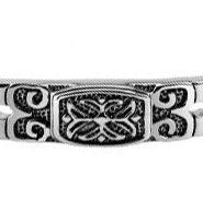 Браслет с кельтским крестом и орнаментом на вставке Spikes